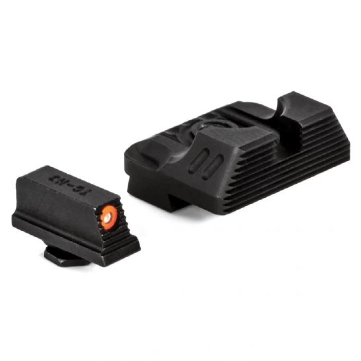 799746 ZevTech Combat Night Sight Set w Tritium Rear for Glock Gen 1 3 17 and 19 Handguns SIGHT SET 215 NS COM3 NS B